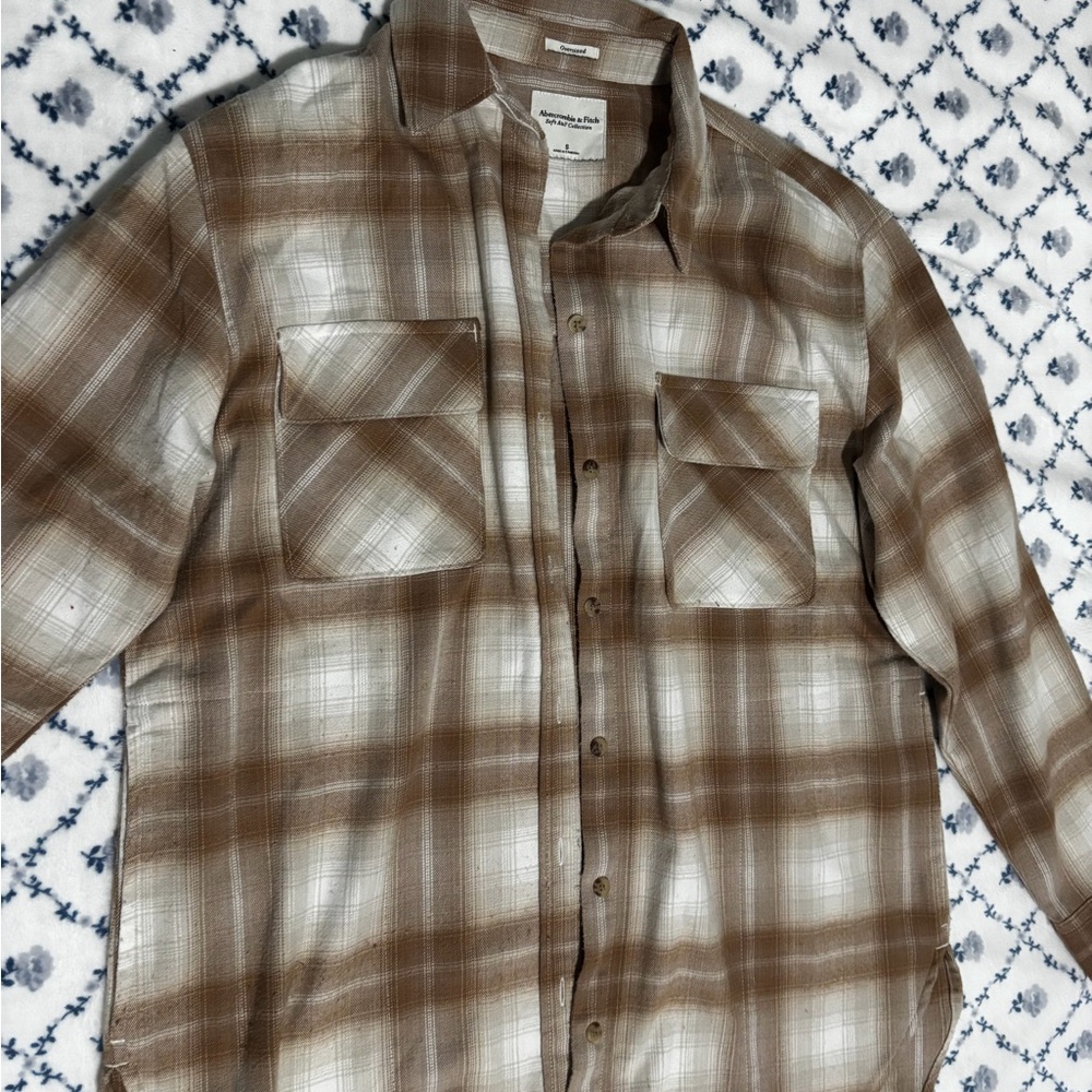Abercrombie & Fitch Plaid Oversized shirt